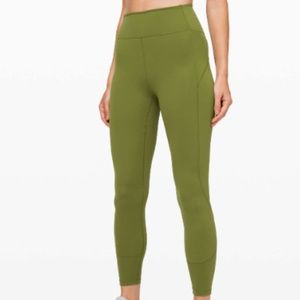 Lululemon Green In Movement Tights